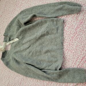 Abercrombie-fitch Women's Grey and Blue Jumper